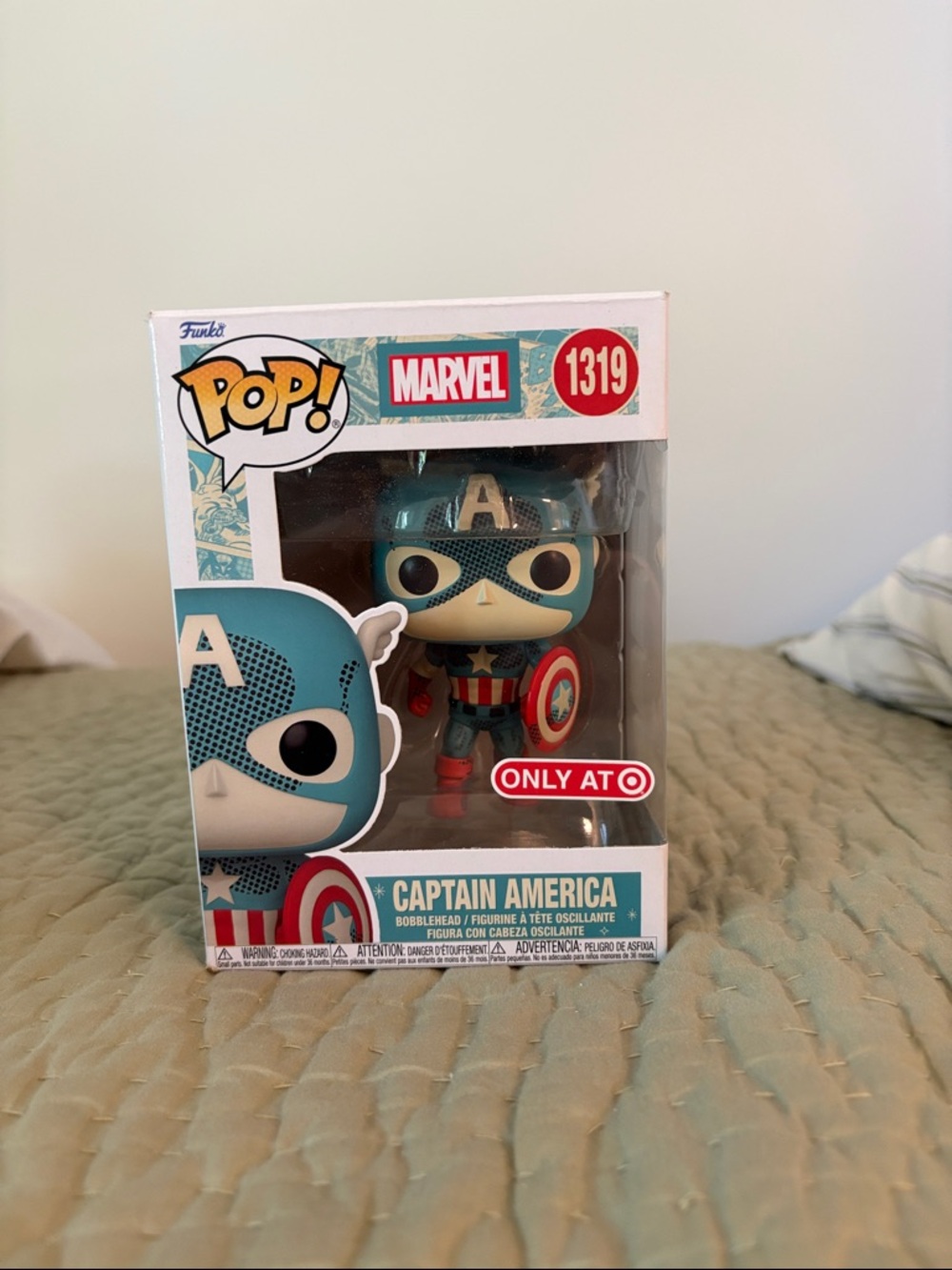 Funko Pop! Captain America Target Exclusive - Blue, Red, White
